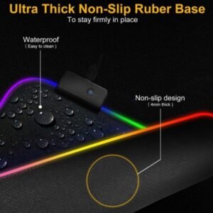 RGB LED Large Gaming Mousepad