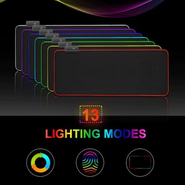 RGB LED Large Gaming Mouse mat