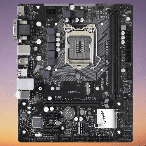 ASRock Intel B460M-HDV (1200) Motherboard