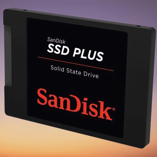 Sandisk 480GB SSD Plus 2.5″ Solid State Drive