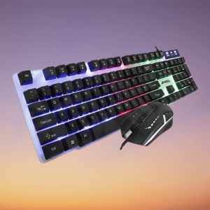 Jedel GK100 7 Colour RGB LED Keyboard & Mouse