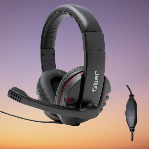 Jedel JD-032 Gaming Headset with Boom Mic