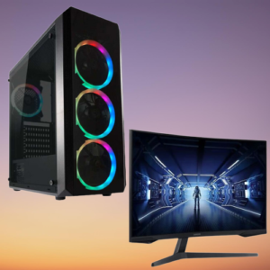 PC Gaming i9 10900F, RTX 3060 + 27 inch Curved Gaming Monitor Bundle