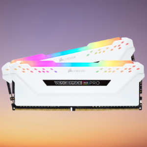 16GB DDR4 CORSAIR VENGEANCE RGB PRO SL 3200MHz (2 x 8GB) White