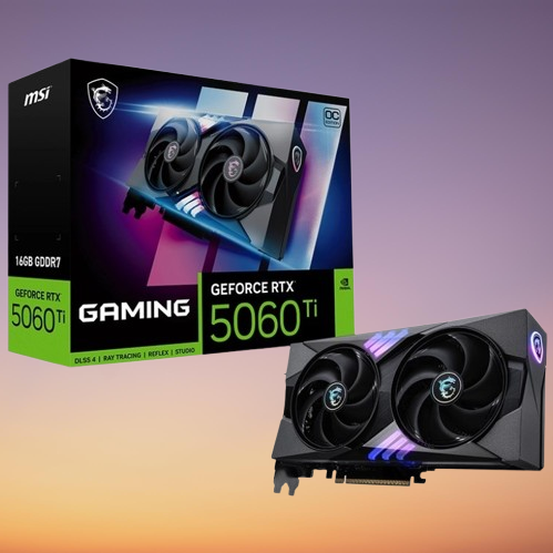 MSI GeForce RTX 5060 Ti GAMING OC 16GB GDDR7