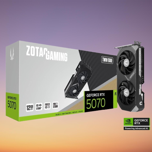 ZOTAC GAMING GeForce RTX 5070 12GB Twin Edge GDDR7