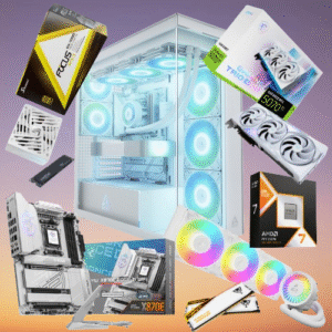 PC AMD Ryzen 7 9800X3D, RTX 5070 Ti White Gaming Set