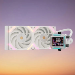 Valkyrie Syn 240 ARGB Water Cooling, 2.4″ LCD Screen (White)