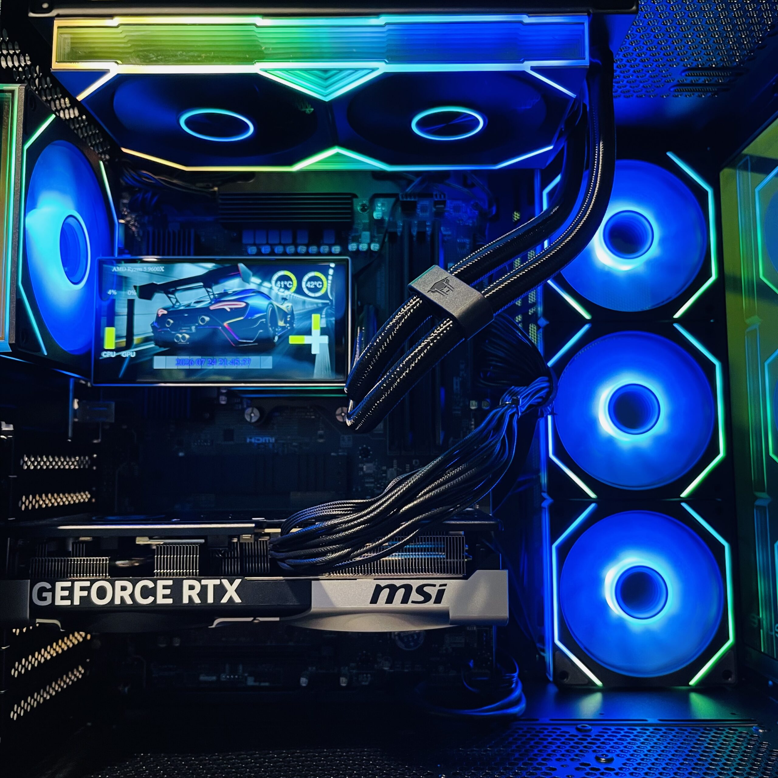 Gaming PC AMD Ryzen 5 9600X, RTX 5070 12GB, 32GB DDR5