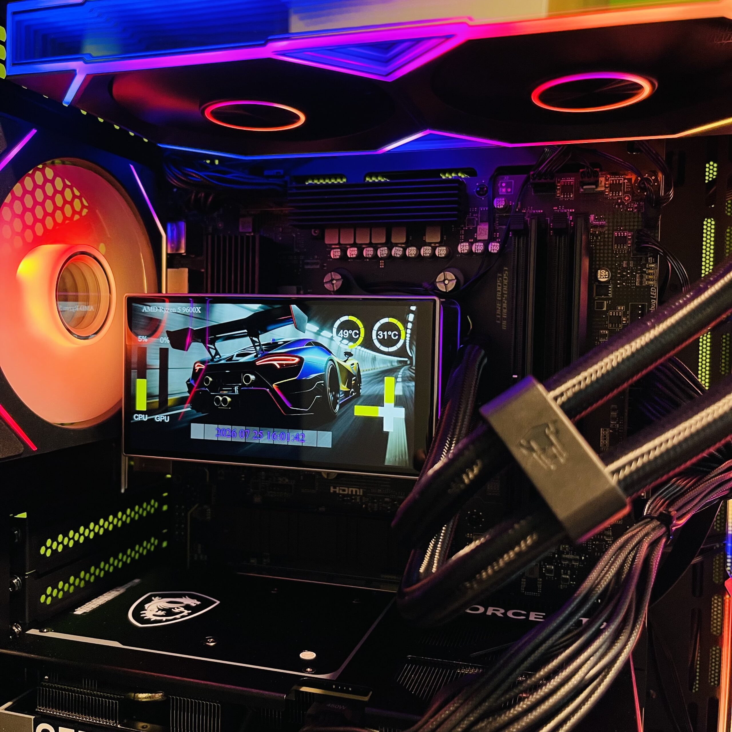 Gaming PC AMD Ryzen 5 9600X, RTX 5070 12GB, 32GB DDR5