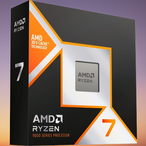 AMD Ryzen 7 9800X3D, 8 Core, 16 of Threads, 8 x 5.2GHz Turbo