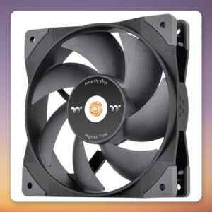 Thermaltake SWAFAN GT12 120 mm PWM Fan with 3 Interchangeable Blade Types, Single Pack