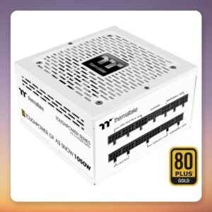 Thermaltake Toughpower GF A3 Snow 1050W 80 PLUS Gold ATX 3.0 Fully Modular PSU, White