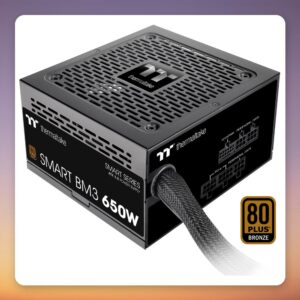 Thermaltake SMART BM3 650W 80 PLUS Bronze ATX 3.0 Semi-Modular PSU