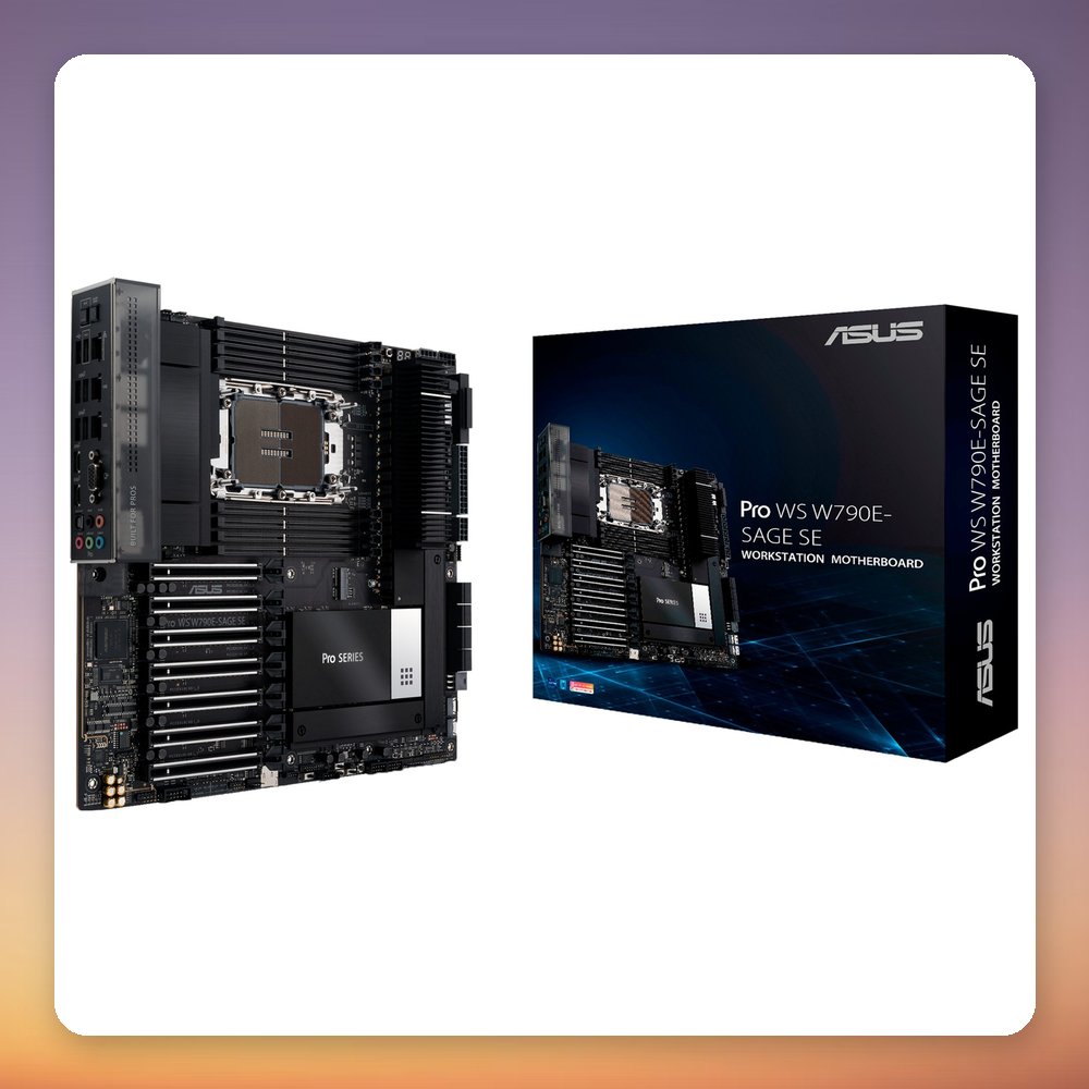 Asus PRO WS W790E-SAGE SE Intel W790 LGA 4677 EEB Workstation Motherboard