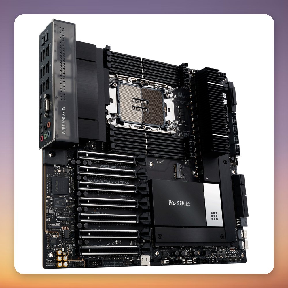 Asus PRO WS W790E-SAGE SE Intel W790 LGA 4677 EEB Workstation Motherboard – image 3