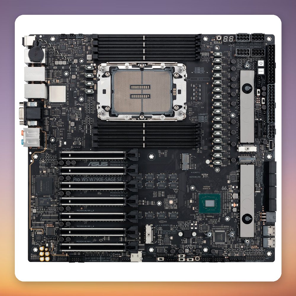 Asus PRO WS W790E-SAGE SE Intel W790 LGA 4677 EEB Workstation Motherboard – image 5