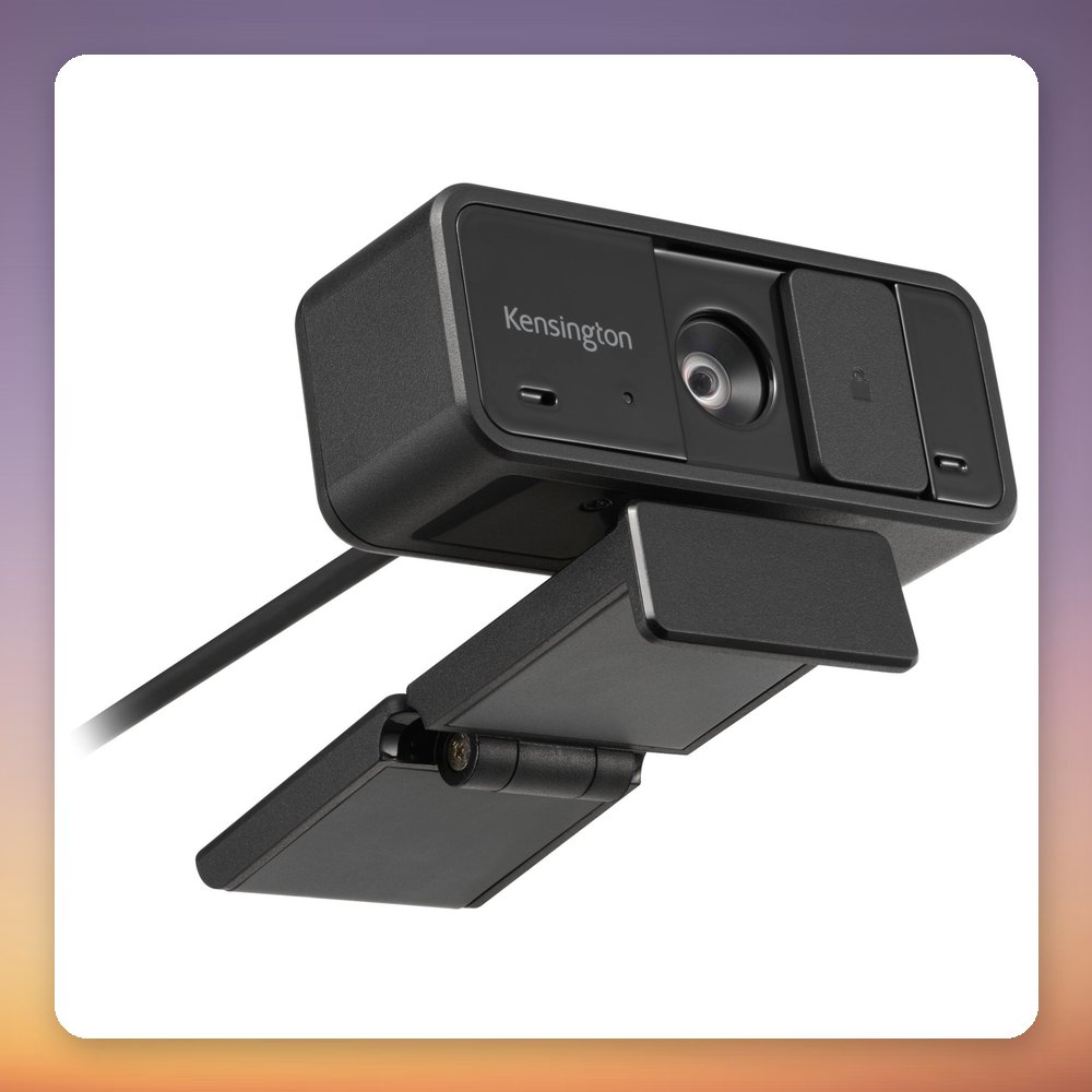 Kensington W1050 1080p Wide Angle Webcam, Fixed Focus, Black – image 2