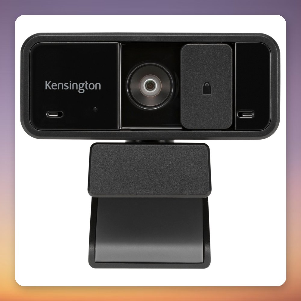 Kensington W1050 1080p Wide Angle Webcam, Fixed Focus, Black – image 3