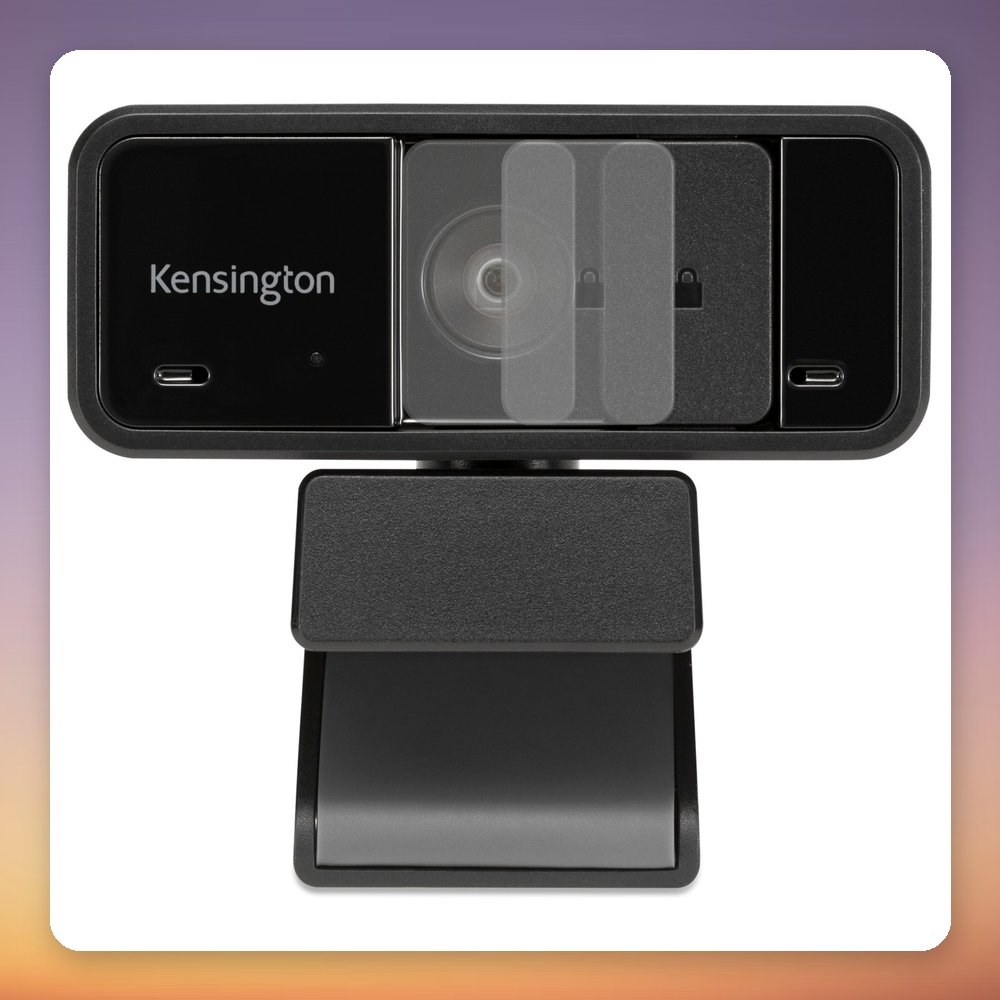 Kensington W1050 1080p Wide Angle Webcam, Fixed Focus, Black – image 4