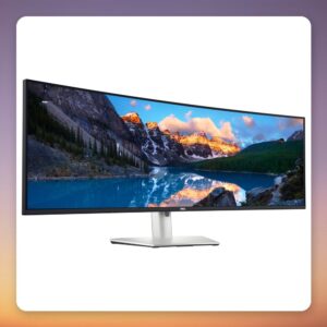 Dell UltraSharp U4924DW 49-Inch 5K Dual QHD IPS Black Curved Monitor, 90W USB-C