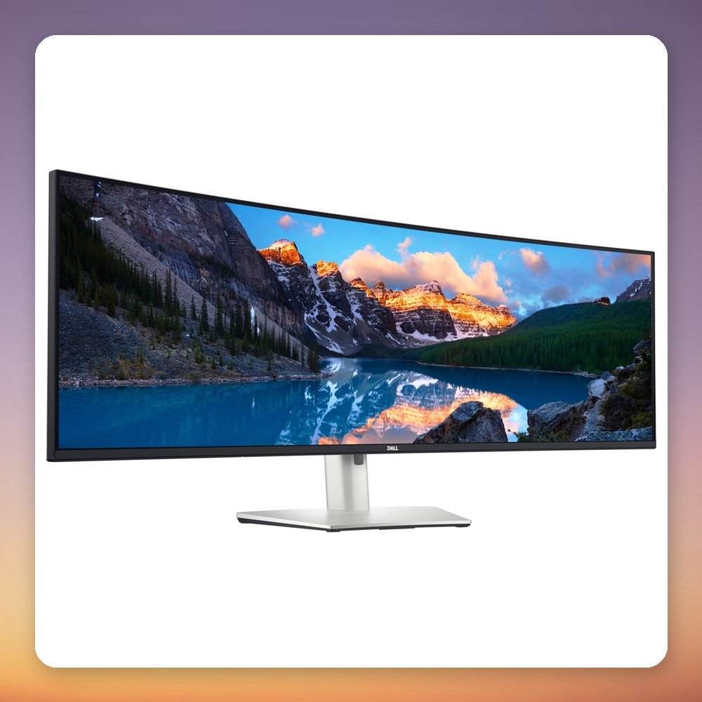 Dell UltraSharp U4924DW 49-Inch 5K Dual QHD IPS Black Curved Monitor, 90W USB-C