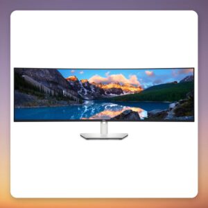 Dell UltraSharp U4924DW 49-Inch 5K Dual QHD IPS Black Curved Monitor, 90W USB-C