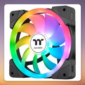Thermaltake SWAFAN EX14 ARGB Sync 140 mm PWM Fan, Black, 3-Pack, TT Premium Edition