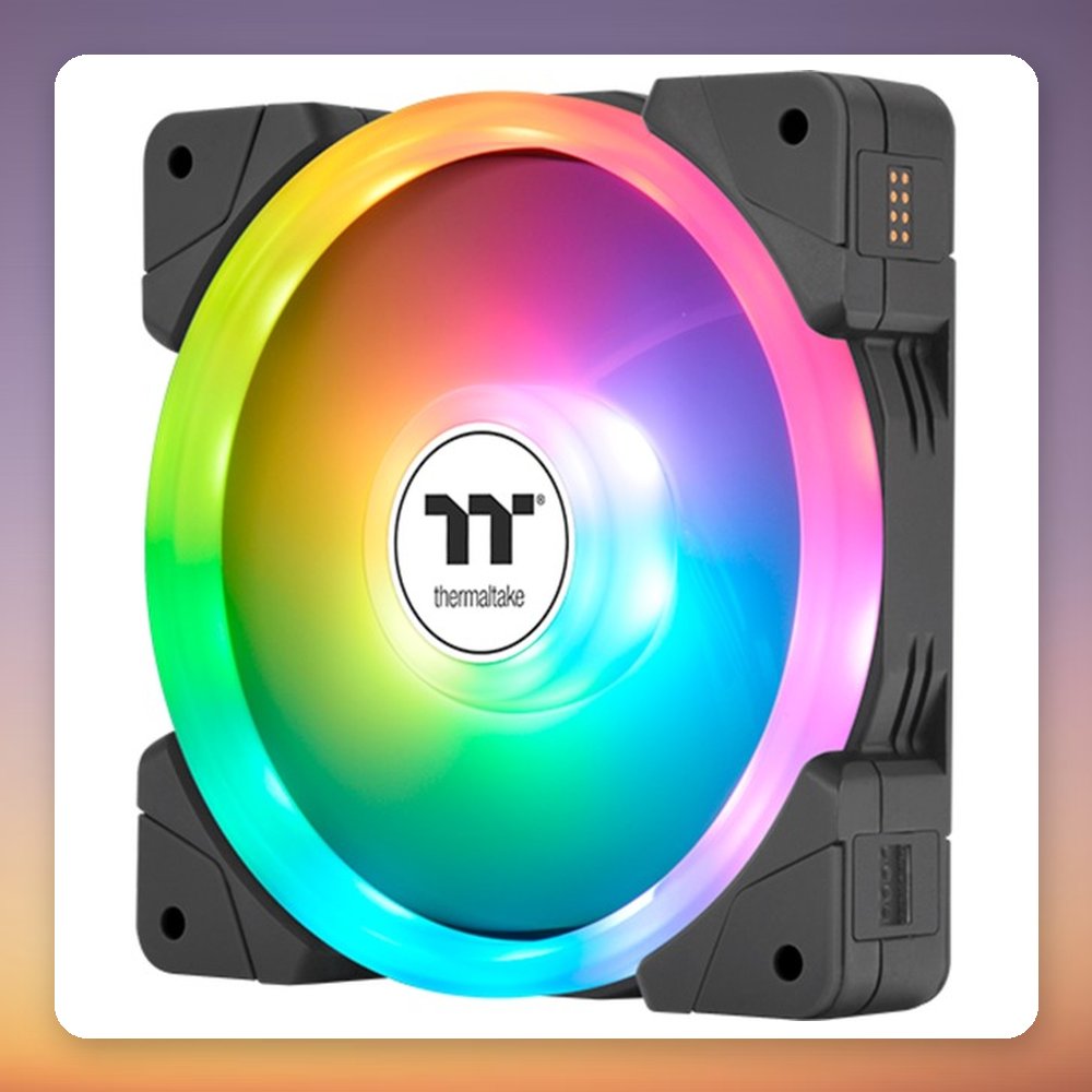 Thermaltake SWAFAN EX14 ARGB Sync 140 mm PWM Fan, Black, 3-Pack, TT Premium Edition – image 3