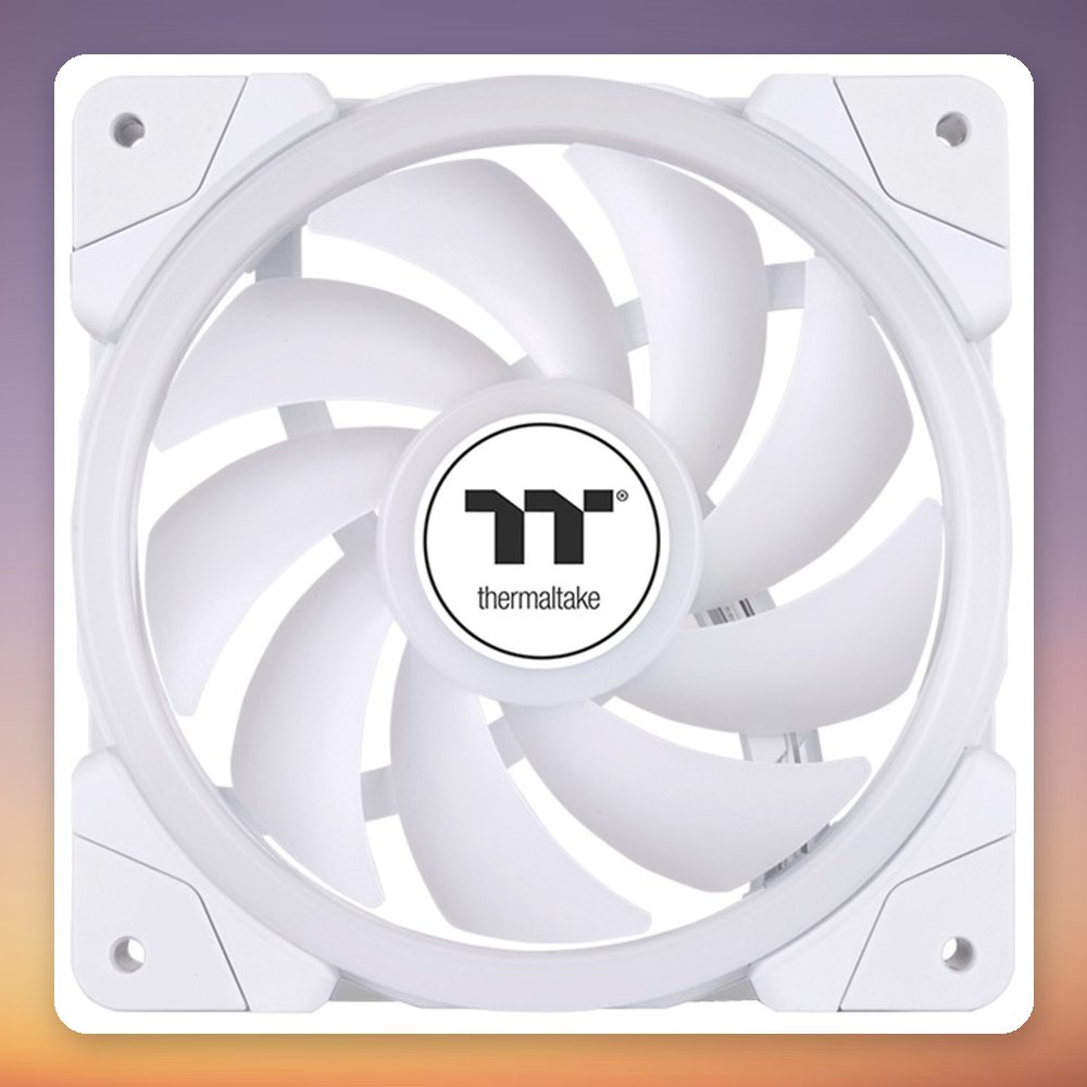Thermaltake SWAFAN EX12 ARGB Sync 120 mm PWM Fan, White, 3-Pack – image 6