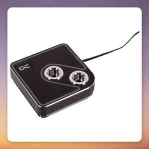 Alphacool Core 1 Aurora Black CPU Water Block, Intel LGA1700/1851 & AMD AM4/AM5, ARGB