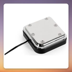 Alphacool Core 1 Aurora Black CPU Water Block, Intel LGA1700/1851 & AMD AM4/AM5, ARGB