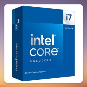 Intel Core i7-14700KF 20-Core LGA 1700 Processor, 5.6 GHz Boost, Boxed (No Cooler)