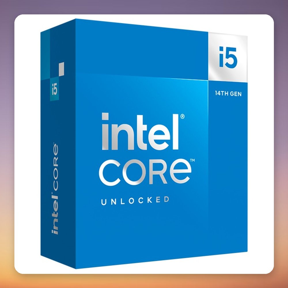 Intel Core i5-14600K 14-Core LGA 1700 Processor, 5.3 GHz Boost, Unlocked, Boxed (No Cooler)