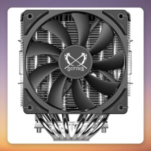 Scythe Fuma 3 Dual Tower CPU Cooler, 2x 120 mm PWM Fans, 6 Heatpipes, Black