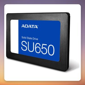 ADATA Ultimate SU650 1 TB SATA 2.5″ SSD, 520/450 MB/s, 3D NAND