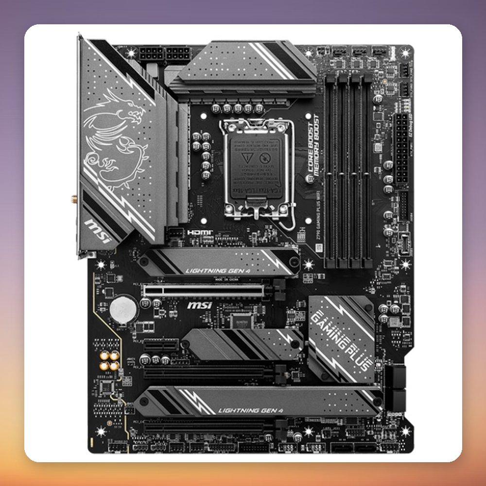 MSI Z790 GAMING PLUS WIFI ATX Motherboard, LGA 1700, DDR5, Wi-Fi 6E – image 2