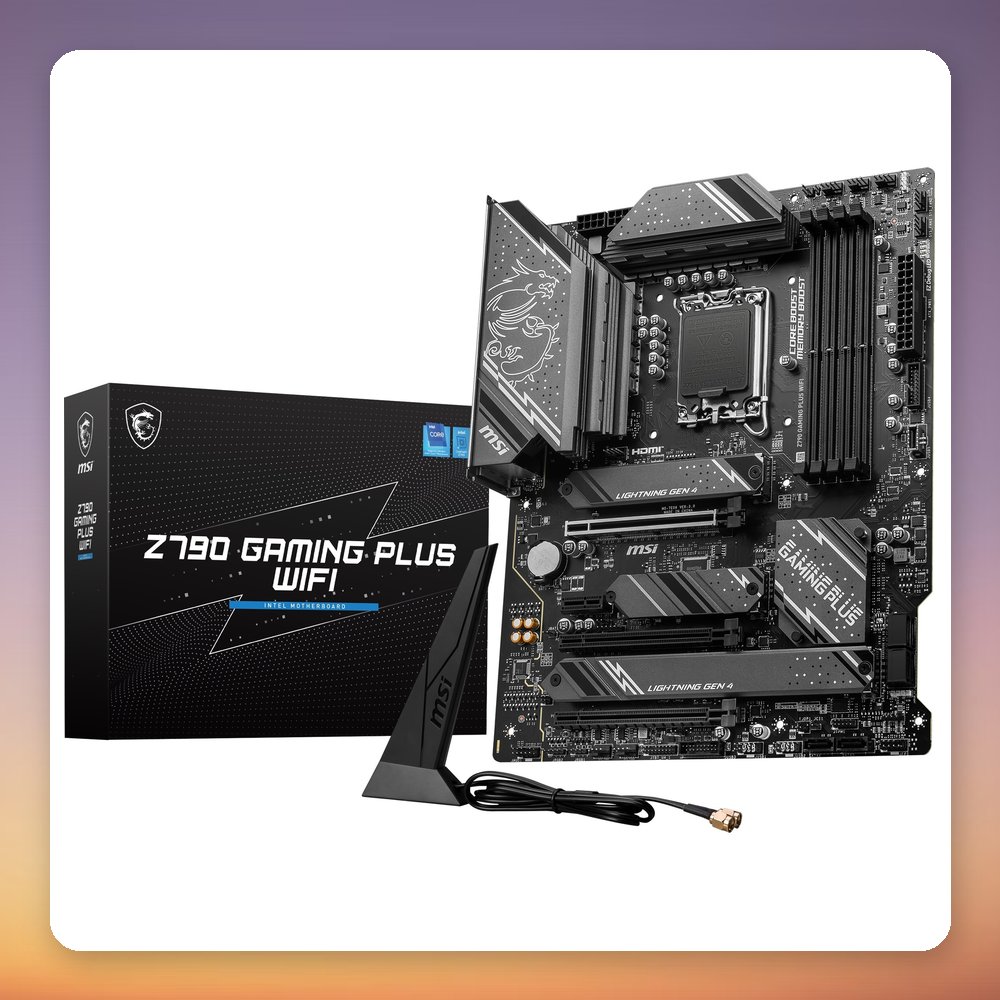 MSI Z790 GAMING PLUS WIFI ATX Motherboard, LGA 1700, DDR5, Wi-Fi 6E – image 6
