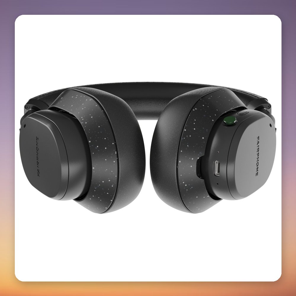 Fairphone Fairbuds XL Wireless Over-Ear Headphones, Black, ANC, Bluetooth, USB-C – image 6