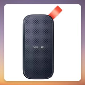 SanDisk Portable SSD 2 TB External SSD, USB-C 3.2 Gen 2, Anthracite