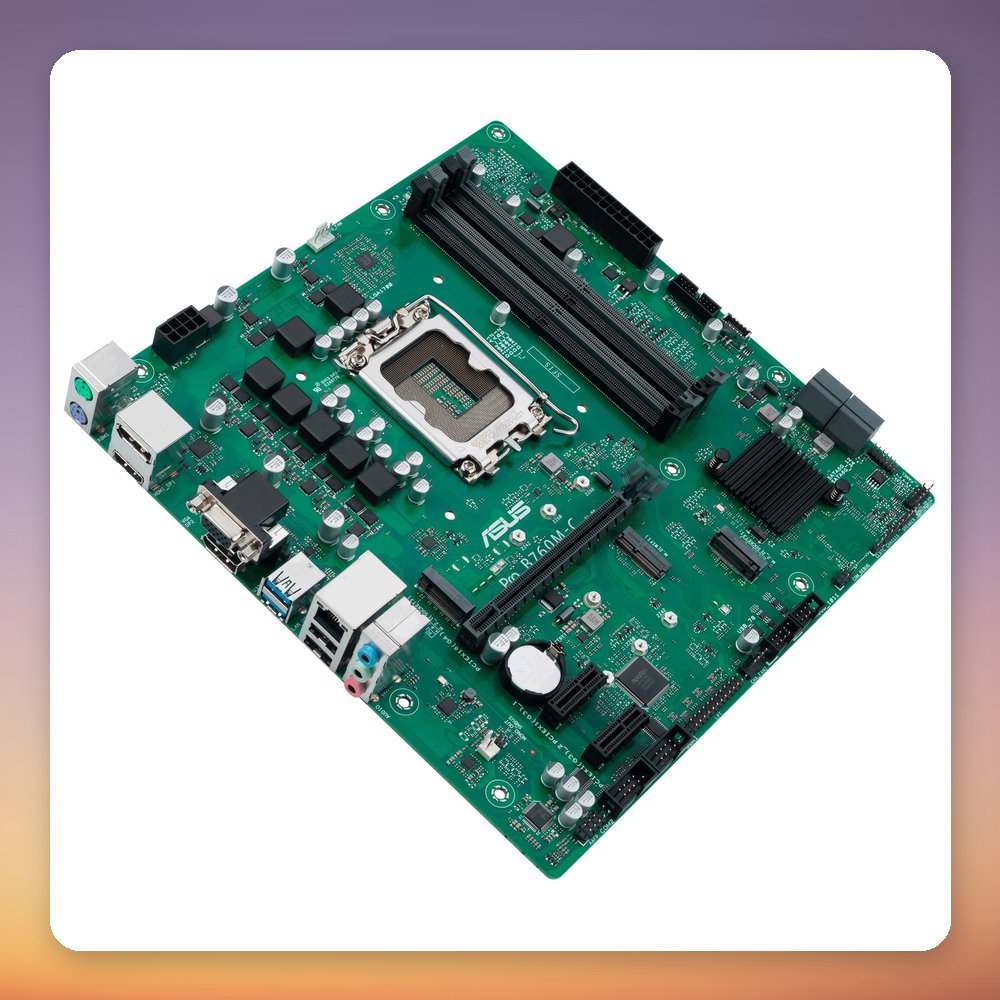 Asus PRO B760M-C-CSM Intel B760 LGA 1700 Micro ATX DDR5 Motherboard – image 4