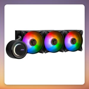 MSI MAG CoreLiquid E360 360 mm AIO Liquid CPU Cooler, Black, ARGB