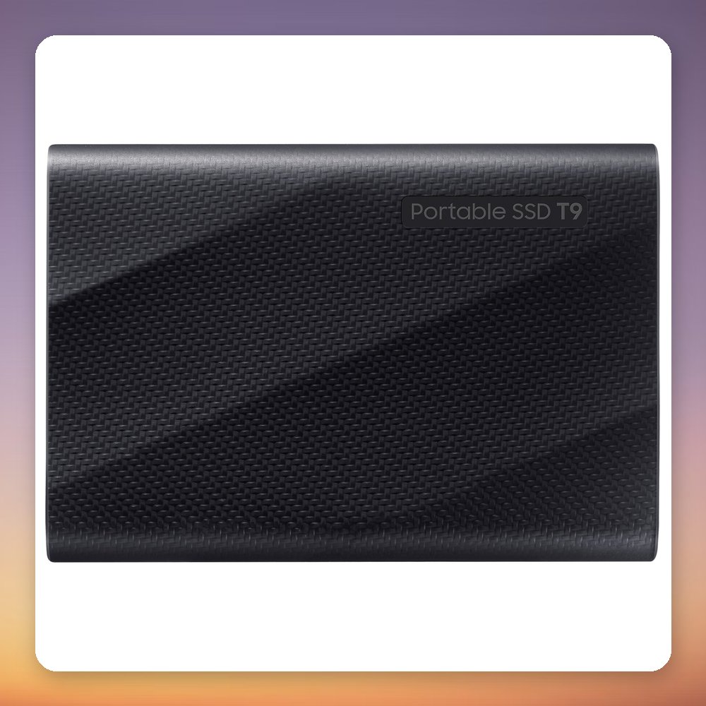 Samsung Portable SSD T9 1 TB External SSD, USB 3.2 Gen 2x2, 2,000 MB/s, Black – image 2
