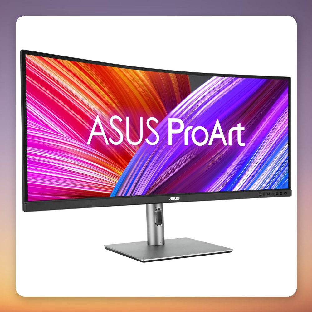 Asus ProArt PA34VCNV 34.1" UWQHD 3440x1440 Curved IPS Monitor, 60 Hz, USB-C 96 W