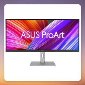 Asus ProArt PA34VCNV 34.1″ UWQHD 3440×1440 Curved IPS Monitor, 60 Hz, USB-C 96 W