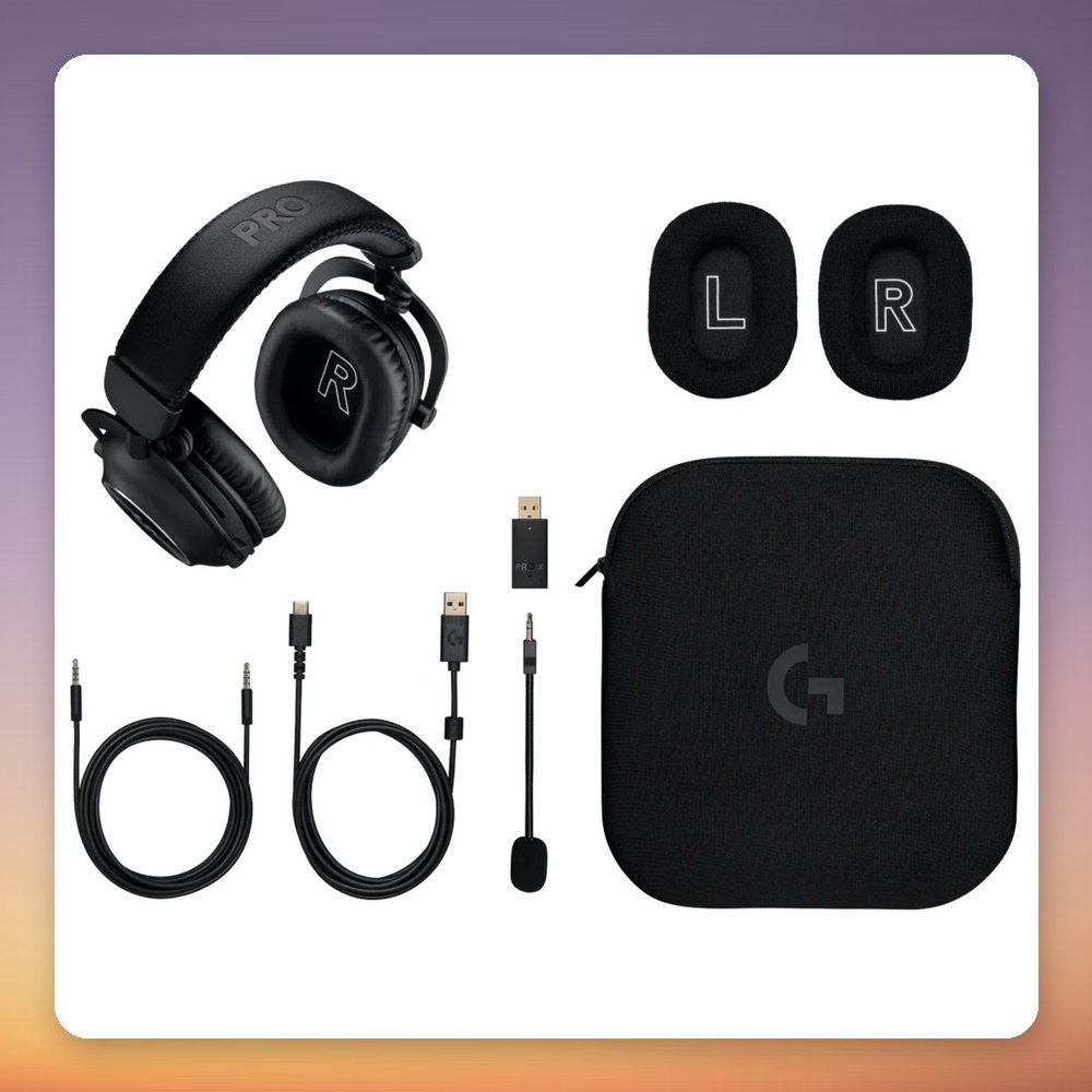 Logitech Pro X 2 Lightspeed Wireless Gaming Headset, Black – image 6