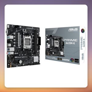 Asus PRIME A620M-K AMD A620 Socket AM5 Micro-ATX Motherboard, DDR5