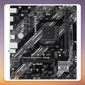 Asus PRIME B550M-K ARGB AMD B550 Socket AM4 Micro ATX Motherboard