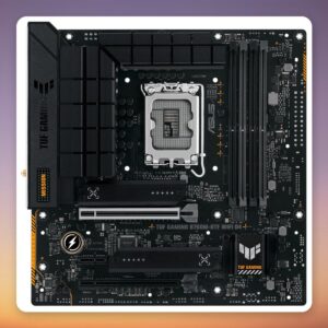 Asus TUF Gaming B760M-BTF WiFi D4 LGA 1700 Micro ATX Motherboard, Black