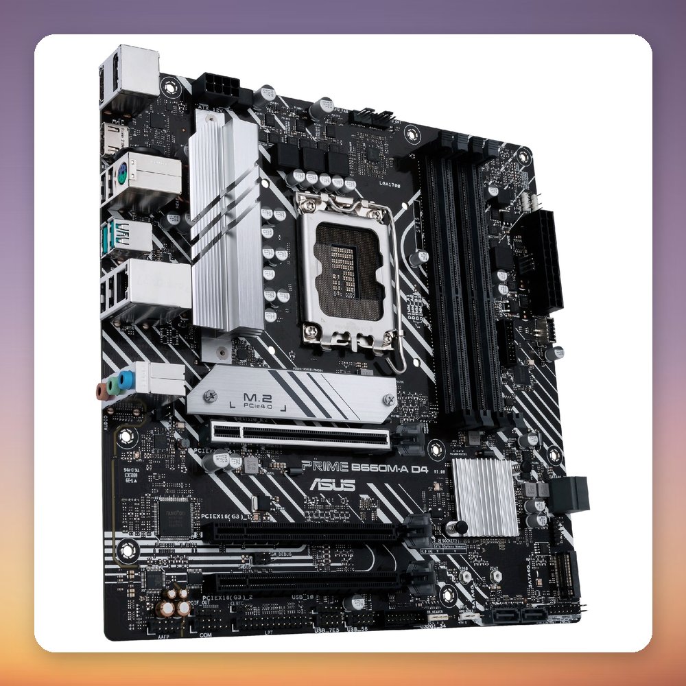 Asus PRIME B660M-A D4-CSM Intel B660 LGA 1700 DDR4 mATX Motherboard – image 3
